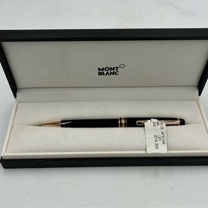 Mont Blanc Meisterstuck ballpoint, pen, gold/black ink